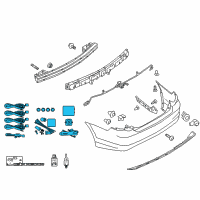 OEM Ford Park Sensor Diagram - VAS4Z-15A866-B