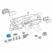 OEM 2018 Lexus GS350 Control & Panel Assembly Diagram - 84010-30K30