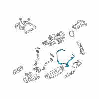 OEM BMW M6 Gran Coupe Oil Pipe Diagram - 11-42-8-053-164