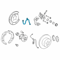 OEM 2017 Toyota Avalon Brake Hose Diagram - 90947-A2032