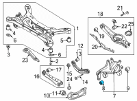 OEM 2022 Kia K5 Bush-Rr Assist Arm Diagram - 55258L1000