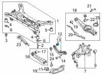 OEM 2022 Kia K5 Bush-UPR Arm Diagram - 55138L1000