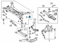 OEM 2022 Hyundai Tucson Bushing-Crossmember Diagram - 55418-L1100