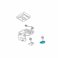 OEM 2002 Ford Escape Lens Diagram - YL8Z-13783-CA