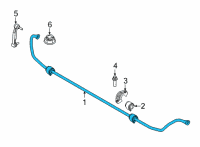 OEM BMW M340i STABILIZER, REAR Diagram - 33-50-6-881-580