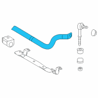 OEM 2012 Lexus CT200h Bar, Stabilizer, Rear Diagram - 48812-21070