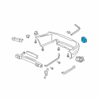 OEM Acura TL Back Up Sensors (Carbon Gray Pearl - exterior) Diagram - 08V67-SJA-220