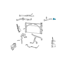 OEM 2009 Dodge Nitro Housing-THERMOSTAT Diagram - 4892307AA