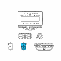 OEM 2015 BMW i8 SWITCH, WARNING FLASHERS/INT Diagram - 61-31-9-423-270