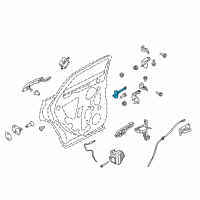 OEM 2018 Lincoln MKC Door Check Diagram - EJ7Z-7827204-A