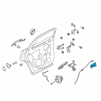 OEM Lincoln MKC Handle, Inside Diagram - EJ7Z-5822600-AB