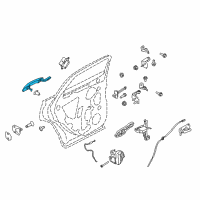 OEM 2022 Lincoln Nautilus Handle, Outside Diagram - GJ7Z-5426605-ACPTM