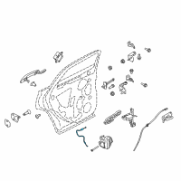 OEM 2015 Lincoln MKC Lock Cable Diagram - EJ7Z-5822152-A