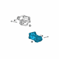 OEM 2011 Ram 3500 Bracket-Engine Mount Diagram - 52121809AE