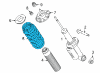 OEM 2022 Ford Bronco SPRING - COIL Diagram - MB3Z-5560-B