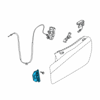 OEM 2008 Dodge Viper Hinge-Front Door Diagram - 4865462AG