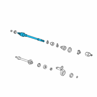 OEM Acura Boot Set, Outboard Diagram - 44018-ST7-C06