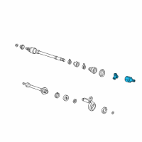 OEM 2005 Acura RSX Joint, Inboard Diagram - 44310-S0A-900