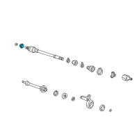 OEM Acura Ring, Outboard Diagram - 44347-SF1-003