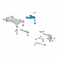 OEM 2014 Acura TSX Arm, Right Rear (Upper) Diagram - 52510-TL0-E01