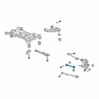 OEM 2014 Acura TSX Arm, Right Rear Control Diagram - 52340-TA0-A00