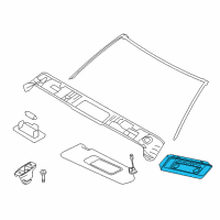 OEM 2009 BMW 128i Switch Unit Roof Diagram - 61-31-9-225-700