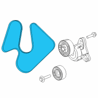 OEM Dodge Dart Belt-SERPENTINE Diagram - 4627378AB