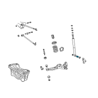 OEM Toyota Sienna Shock Lower Bushing Diagram - 90385-16004