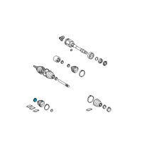 OEM 2014 Toyota Venza Clamp Diagram - 42345-0T060