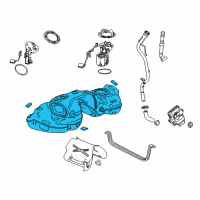 OEM 2017 Cadillac CT6 Fuel Tank Diagram - 84119329