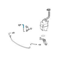 OEM Lexus RX350 Hose,HEADLAMP Cleaner Diagram - 85375-89133