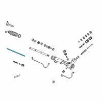 OEM 1993 Lincoln Mark VIII Vent Tube Diagram - F3LY-3K762-A