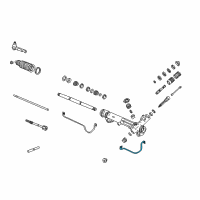 OEM Lincoln Mark VIII Pressure Tube Diagram - F3LY-3A717-A