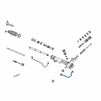 OEM 1997 Lincoln Mark VIII Pressure Tube Diagram - F3LY-3A717-A