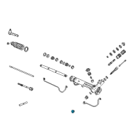 OEM 1996 Ford Mustang Gear Assembly Insulator Diagram - E5DZ-3F640-B