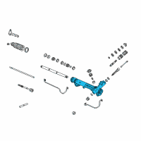 OEM Mercury Cougar Housing Assembly Diagram - E5DZ3548A