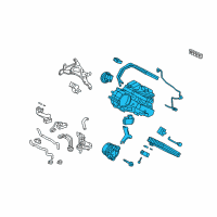 OEM Lexus GX460 BLOWER ASSY, AIR CON Diagram - 87030-60200