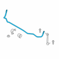 OEM BMW M4 Stabilizer, Rear Diagram - 33-55-2-284-764