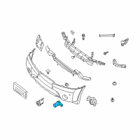 OEM Infiniti QX56 Original Park Sensor Diagram - 25994-ZK30E