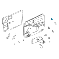 OEM 2002 Saturn L300 Switch Asm Door Lock *Medium Duty Dark Oak Diagram - 22688684