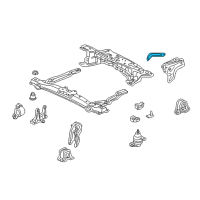 OEM 2002 Honda Accord Stay, RR. Engine Bracket Diagram - 50828-S84-A00