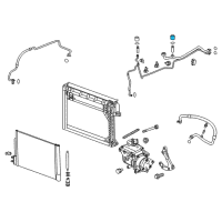 OEM 1994 Chevrolet Cavalier AC Tube Cap Diagram - 52471377