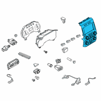 OEM 2019 Ford F-250 Super Duty Dash Control Unit Diagram - KC3Z-18842-AAA