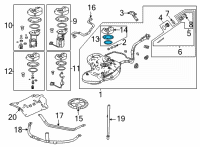 OEM Acura MDX SET, CAM LOCK RING Diagram - 17046-TYA-A02