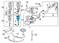 OEM 2022 Acura MDX Set, Meter Complete Diagram - 17047-TYA-A02