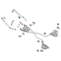 OEM Jeep ISOLATOR-Exhaust Diagram - 68084691AA