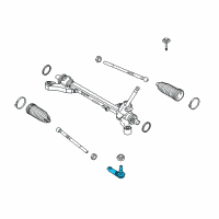 OEM 2014 Ford Fiesta Outer Tie Rod Diagram - BE8Z-3A130-A