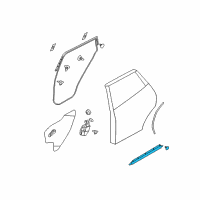 OEM Nissan Rogue Select MOULDING-Rear Door, Lower RH Diagram - 82876-JM70A