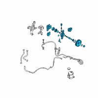 OEM 2003 Hyundai Elantra Pump Assembly-Power Steering Oil Diagram - 57100-3A300