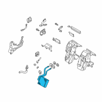 OEM Infiniti M45 Core Assy-Front Heater Diagram - 27140-AR200